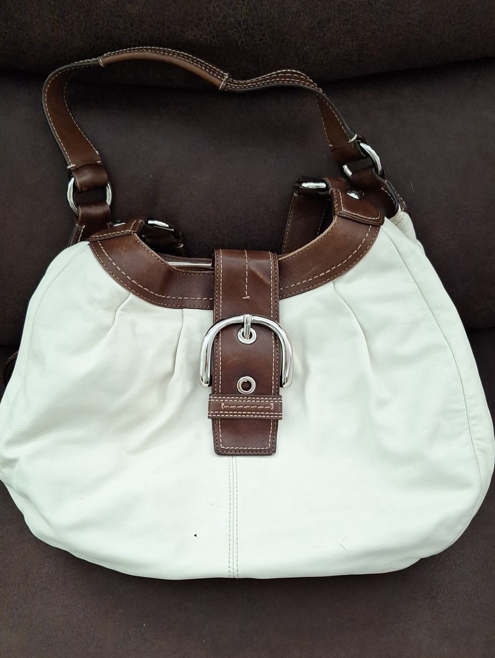 Coach Soho Lynn Leather Hobo Shoulder Bag